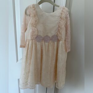 Laura Ashley Cream Lace Kids Dress